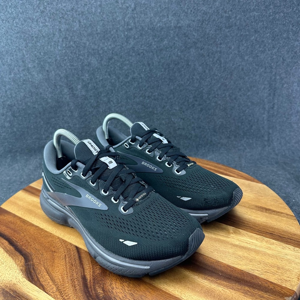 Brooks Ghost 15 GTX Womens Sz 8.5B Black Athletic Running Walking Shoes Sneakers - Picture 3 of 16